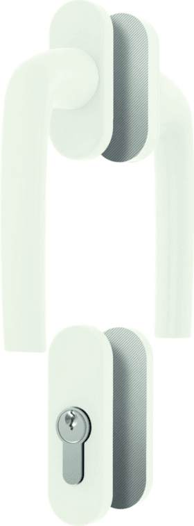 ROTO FTT-Griffgarnitur,  PZ,  Samba,  N 9, 7,  ALU verkehrsweiß