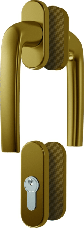 ROTO FTT-Griffgarnitur,  PZ,  Samba,  N 9, 7,  ALU bronze