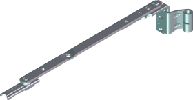 Roto Drehkippbeschlag Axerarm E5 Stahl 250 mm DIN Links Zink-Nickel Oberfläche