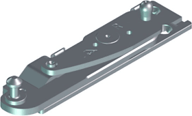 DK-Ecklager, K, DIN Rechts, NT Designo II, Stahl, verzinkt