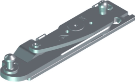 DK-Ecklager, K, DIN Rechts, NT Designo II, Stahl, verzinkt