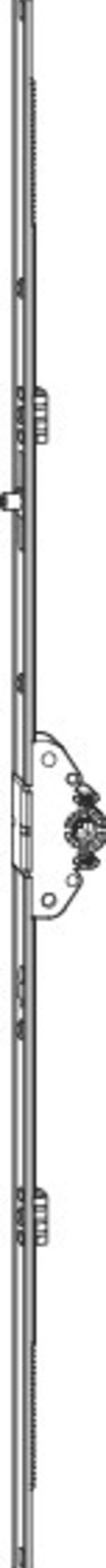 ROTO DK-Kantengetriebe, Gr.1800,  ohne Lochung, D 8mm,  mittig/variabel,  NX,  STA,  RotoSil