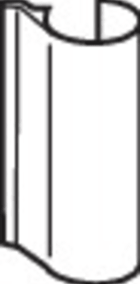 ROTO FT-Abd.k.,  Drehflügelband,  NX,  zum Aufstecken,  DIN Links-Rechts,  KF,  natursilber