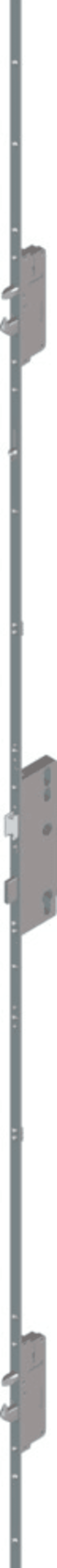 Roto Mehrfachverriegelung elektromechanisch 1-flügelig Typ 2C PZ gelocht U-Stulp 24x6x2200 mm