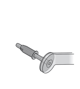 HT-STOSSGRIFF-BEFESTIGUNG,EINS.M.GEW.BU. 05 0583,UNSICHTBAR,EDELSTAHL