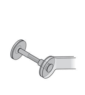 HT-STOSSGRIFF-BEF.,EINSEITIG,TS 96-105MM 05 0583,DURCHGEHEND,EDELSTAHL