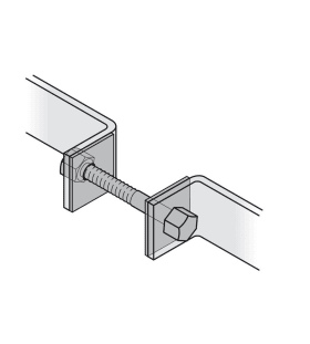 HT-STOSSGRIFF-BEFESTIGUNG,PAARWEISE,BRO 05 0585,DURCHG.,TS55-59MM,DUNKELBRONZE