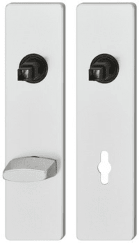 FSB Kurzschild ASL-GRT 8 mm Vierkant Edelstahl fein matt, eckig, verdeckt verschraubt, DIN Links-Rechts