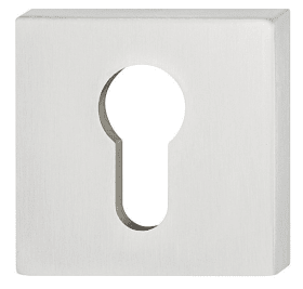 SCHLÜSSELROSETTE ASL PZ ECKIG VKT.55MM EDELSTAHL FEIN MATT 12 1704 00010 6204