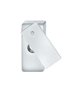 DORNSCHLÜSSELROSETTE + VERDECK ECKIG EDELSTAHL FEIN MATT 17.1786.02609.6204