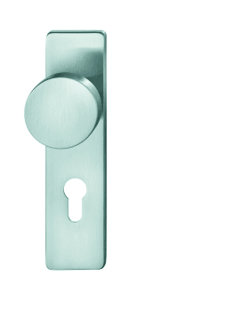 FSB Knopfschild Kurzschild eckig 72 mm Profilzylinder Edelstahl fein matt