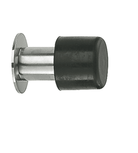 FSB Türpuffer 90 mm Aluminium naturfarbig mit Holzschraube