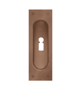 FSB Einlassmuschel Aluminium bronzefarbig, Bohrung für Senkschrauben 3,0 mm
