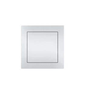 EINLASSMUSCHEL GESCHLOSSEN QUADRATISCH EDELSTAHL FEIN MATT 42.4253.00001.6204