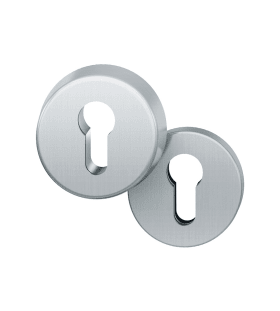 SCHUTZROSETTE PZ + 1735 EDELSTAHL FEIN MATT 73.7395.00210.6204