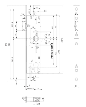 BKS PA-Fallen-Schloss B-19030,PZ92/9,D35,F24x270ktg,ER,PAF-C