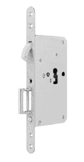 BKS Schiebetürschloss 0353,BB,D55,F20x260rd,ER