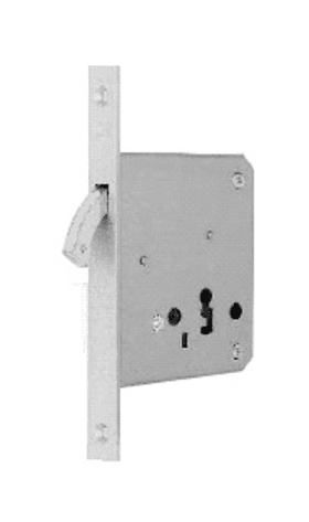 BKS Schiebetürschloss 0371,BB,D55,F20x172ktg,NiSi