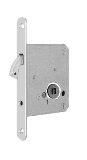 BKS Schiebetürschloss 0371,WC,D60,F20x172ktg,NiSi