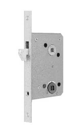 BKS Schiebetürschloss 0375,WC60/8,D55,F20x205rd,NiSi