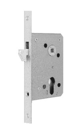 BKS Schiebetürschloss 0375,PZ60/8,D60,F20x205ktg,NiSi