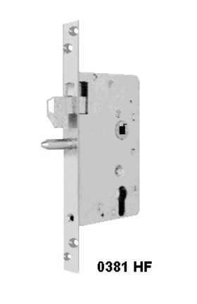 BKS Schiebetürschloss 0381,PZ72/9,D65,F24x260ktg,FD,NiSi