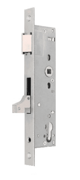 BKS Einsteckschloss 1425,PZW92/8,D40,F24x255ktg,NiSi