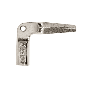 Tür-Bautenschlüssel, univ., B 0998, konisch, VK-Dorn 27-75mm, Met. vern. poliert