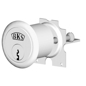 BKS Außenzylinder detect3 1309,verschiedenschließend, messing matt vernickelt