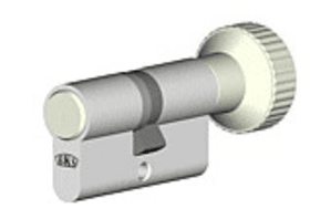 BKS Knaufzylinder 3033,BL, BL 31/ K 31mm,ms matt vern.