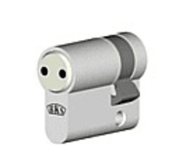 BKS Halbzylinder 3044, BL 10, gl., ms matt vern.,Halbrund