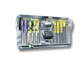 BKS Profilzylinder detect3 3112 SPS, N+G, BL 45/50mm, vs., ms matt vern.