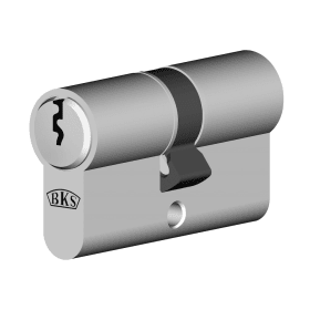 BKS Profil-Doppelzylinder Servicezylinder 5-stiftig mit Not- und Gefahrenfunktion BL 31/55 mm matt vernickelt