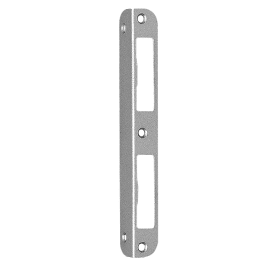 BKS Winkelschließblech S401,20x190x20 rd,nickelsilber