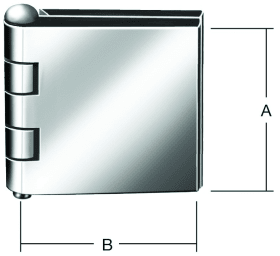 WAGENTÜRSCHARNIER 40X30 000012 006 BLANK 