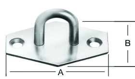 VORMANN ÖSENPLATTE 45X31 MM VERZ. 000076 045Z