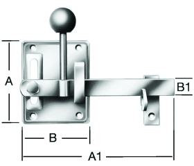 Gartentorfalle Typ 1 100x80 mm verz. VORMANN