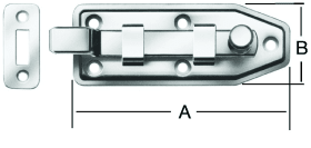 VORMANN FENSTERRIEGEL GEKRÖPFT 60X25 VZ 000103 060Z