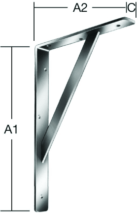Stegkonsole verz. 300 x 200 mm Nr. 159300Z VORMANN