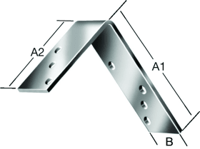Balkenwinkel verz100x75M Nr. 179100Z VORMANN