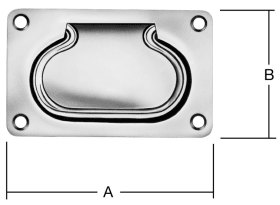 KISTENGRIFFE 000190 004Z 140 X 90 X 1,75 MM