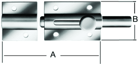 VORMANN BOLZEN-KNOPF- RIEGEL 80X36 VERZ. 000227 080Z