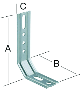 VORMANN VERSTELLWINKEL 45° 110X70X30 SEND.VERZ. 000277 110ZP (VE=10 ST.)