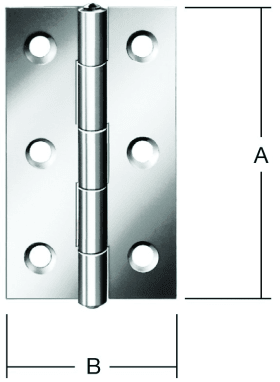 SCHARNIER SCHMAL 000501 090Z VZ 90X46 MM 