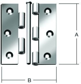 VORMANN GER.STARKE SCHARNIERE 63X42 VERZ. 000612 060Z