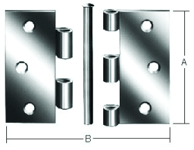 VORMANN STARKE KANTIGE SCHARNIERE VZ 50 X 50 X 1,5 MM 000614050Z