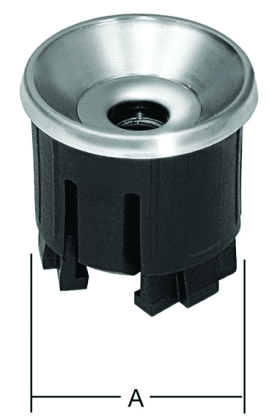 KOPPLUNGSSTÜCK M.KUGELSCHALE F .EDELST.-HANDLÄUFE42,4 MM 006001 043 RF