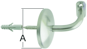 VORMANN HANDLAUFST. M. STOCKSCHR. 90°RF WKST.-NR. 1.4301 DIN 17440 006013 090RF