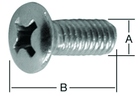 LINSENSENKKOPFSCHR.EDELST.M4X10MM 20 ST. Z.BEF.HANDL.AN STÜTZEN 006045 000 RF