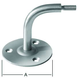 VORMANN HANDLAUFSTÜTZE FEST 90GRAD M8 O.ROS. RF 006121 090RF